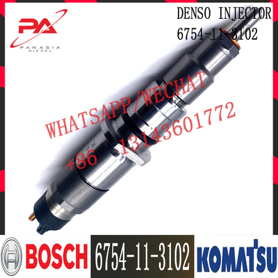 6745-11-3102 инжектор топлива двигателя SAA6D114E-3 экскаватора KOMATSU PC300-8 дизельный 6745-11-3100 6745-11-3102