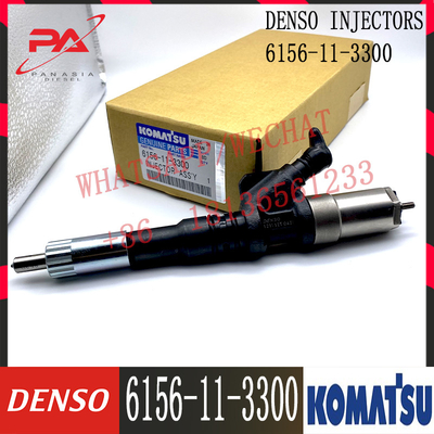 инжектор топлива двигателя 6D125 6156-11-3300 095000-1211 для экскаватора Denso KOMATSU